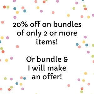 I Make Great Offers On Bundles!